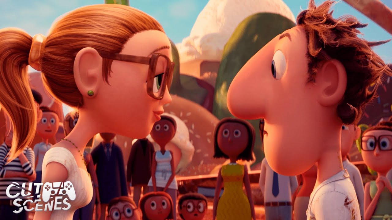 Flint is Back! A Happy Ending | Cloudy with a Chance of Meatballs (2009)