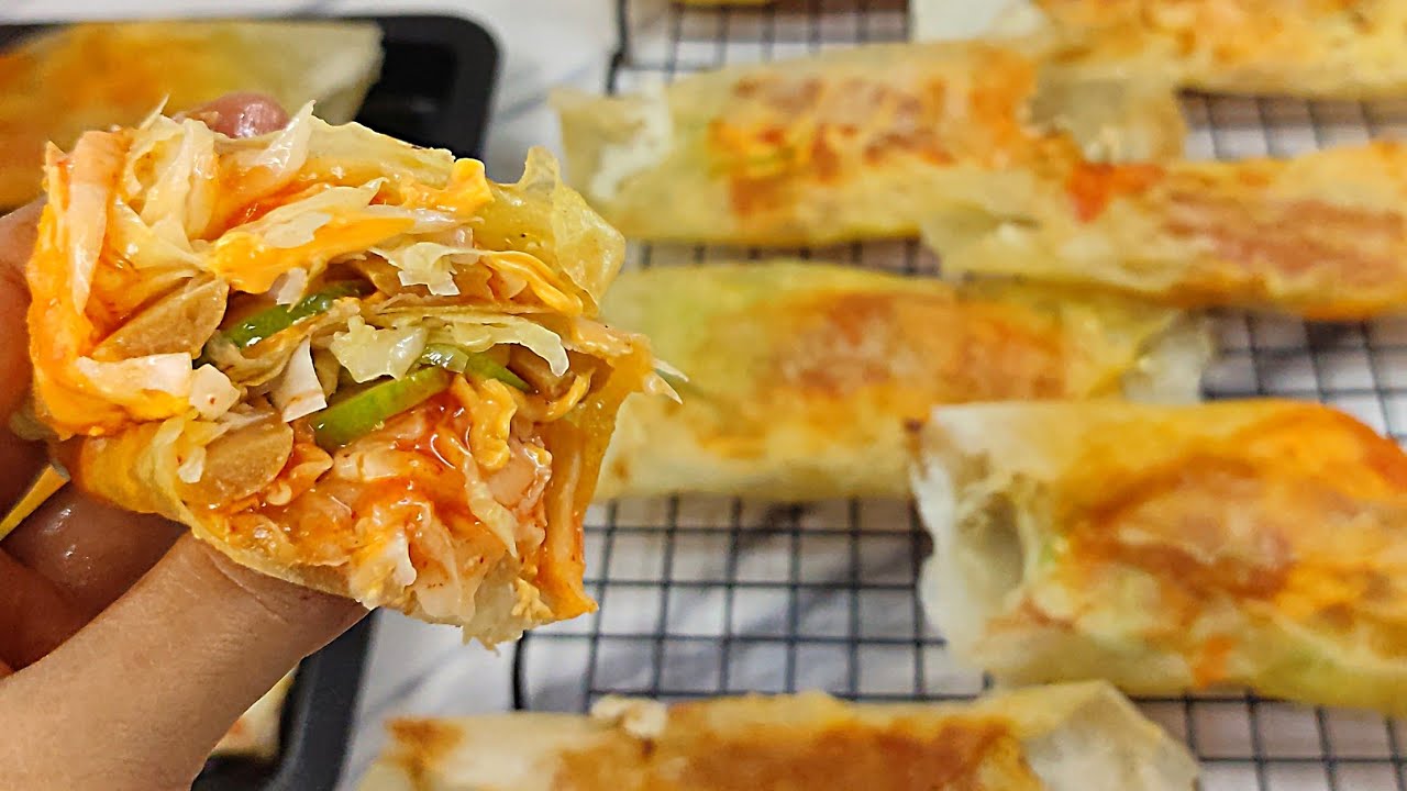 ENAK BANGET😭 Kebab lumpia 2000an MODAL Rp700 per pcs