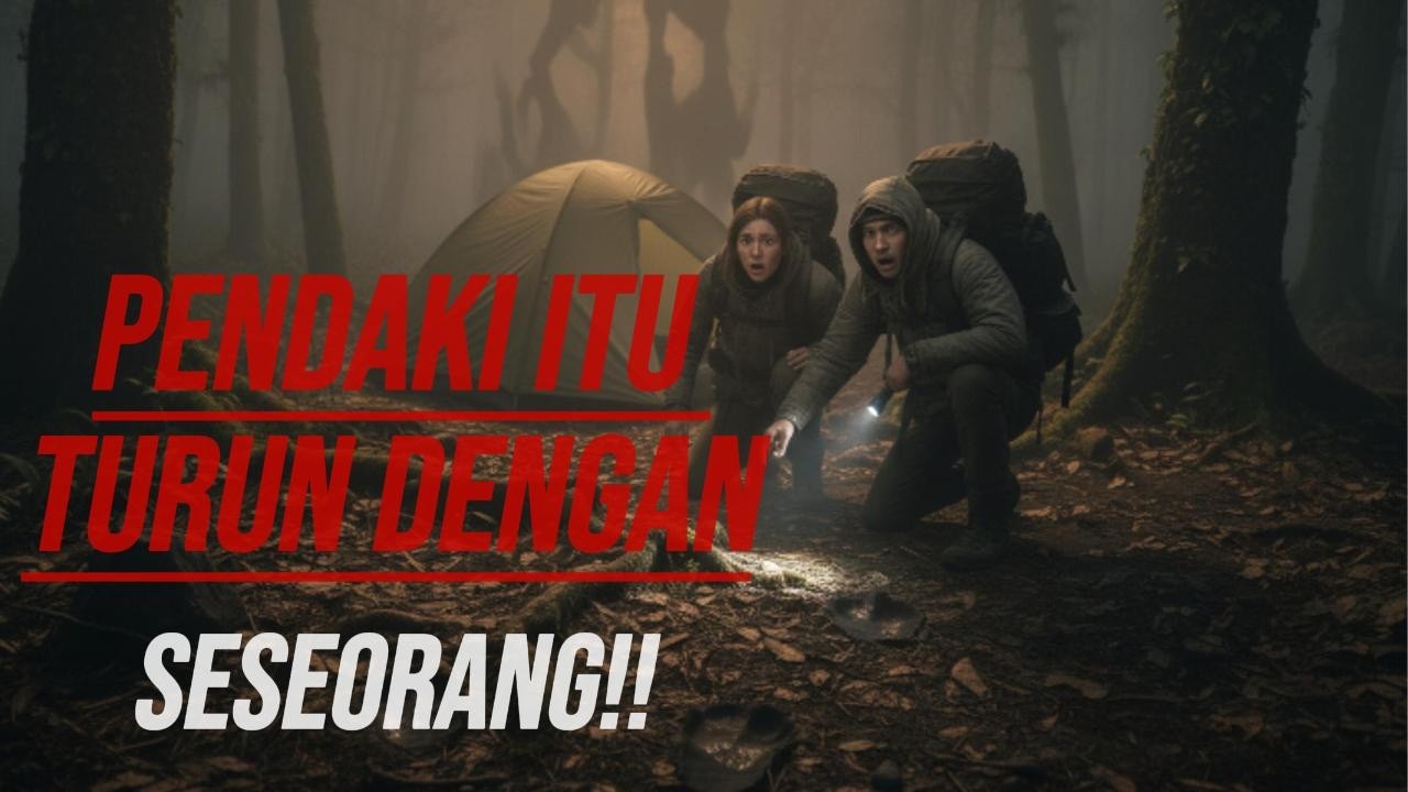 PENDAKI ITU TURUN DENGAN SESEORANG!!