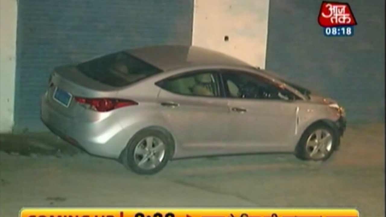 Delhi: Russian Embassy Car Slams Police Barricades