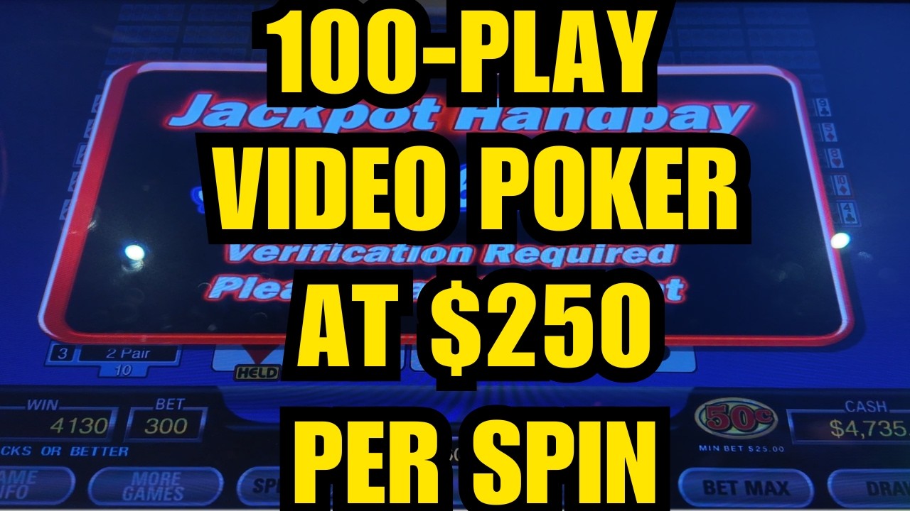 Jackpot! High Limit Video Poker