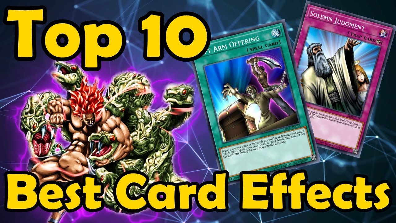 Top 10 Best Kinds of Card Effects in YuGiOh
