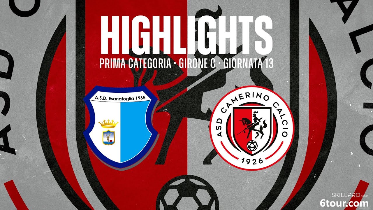 Esanatoglia 0 - 1 ASD Camerino Calcio - Highlights 13a Giornata