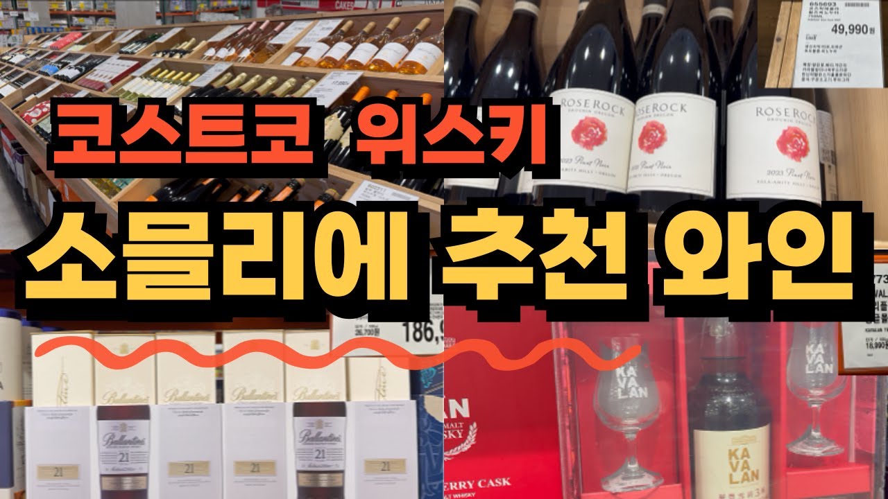 코스트코 위스키&소믈리에가 추천한 와인까지 !! #코스트코 #코스트코공세점