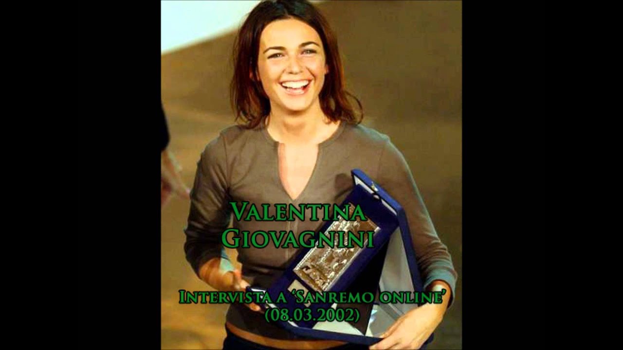 Valentina Giovagnini - Intervista a 'Sanremo Online'