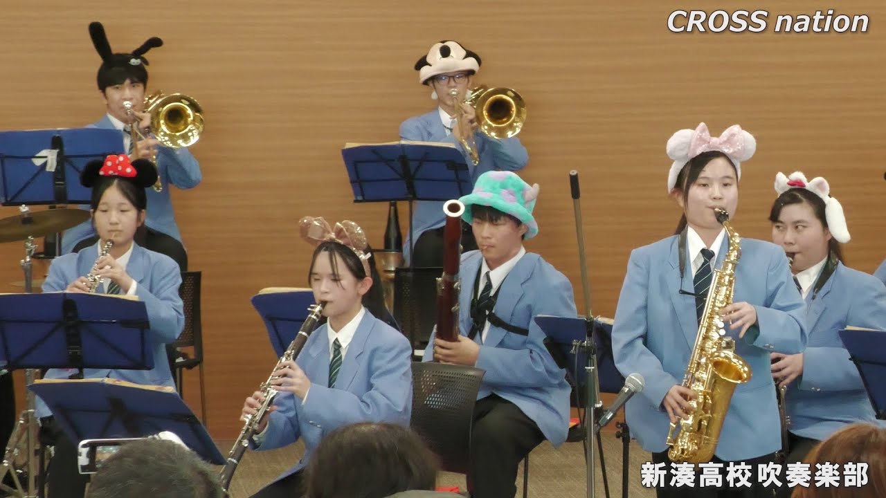 クロスネーション 2024年 新湊高校吹奏楽部 点灯式イベント / 富山県射水市