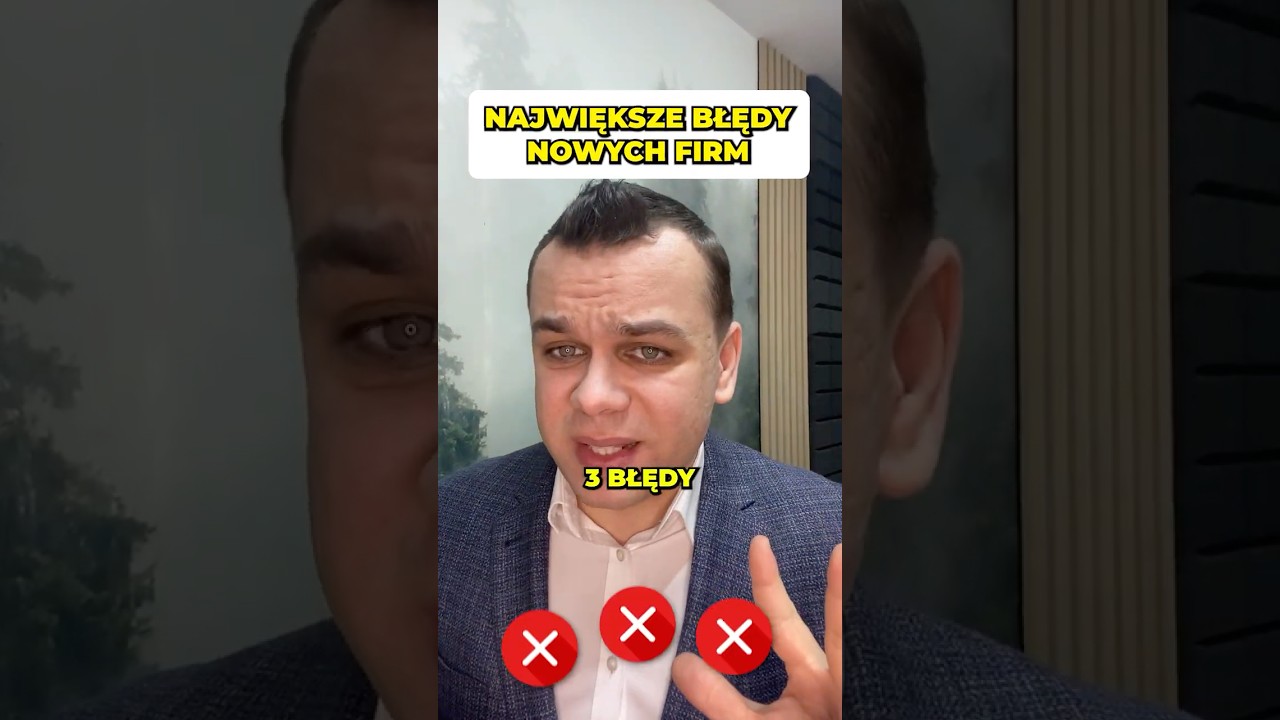 3 błędy, kt&oacute;re mogą zaorać każdy początkujacy biznes #biznes #startup #przedsiębiorczość