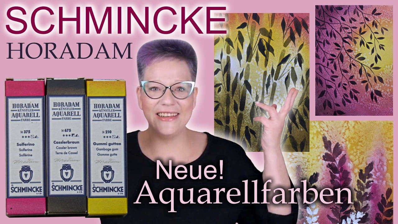 NEUE💕Aquarellfarben💕 von SCHMINCKE HORADAM im Test - historische Farben der RetroEdition & Artwork