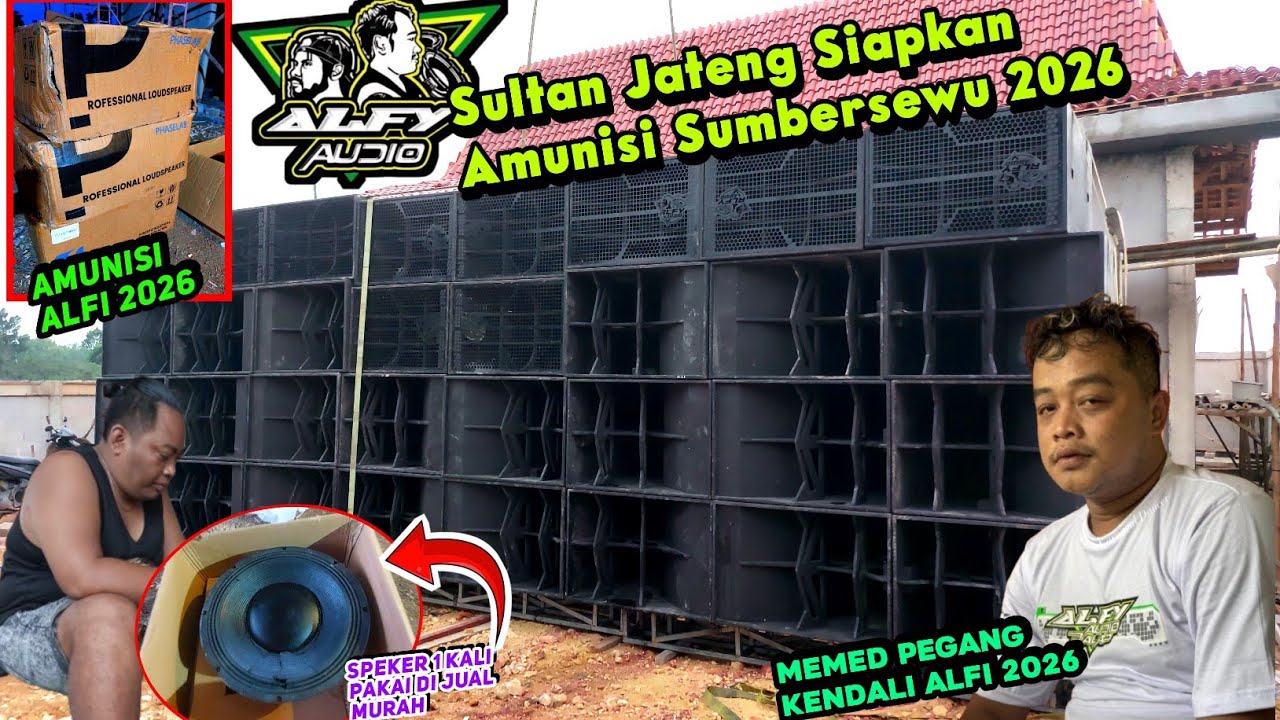 ALFI Feat Memed Cek sound Amunisi Terbaru Sumbersewu 2026