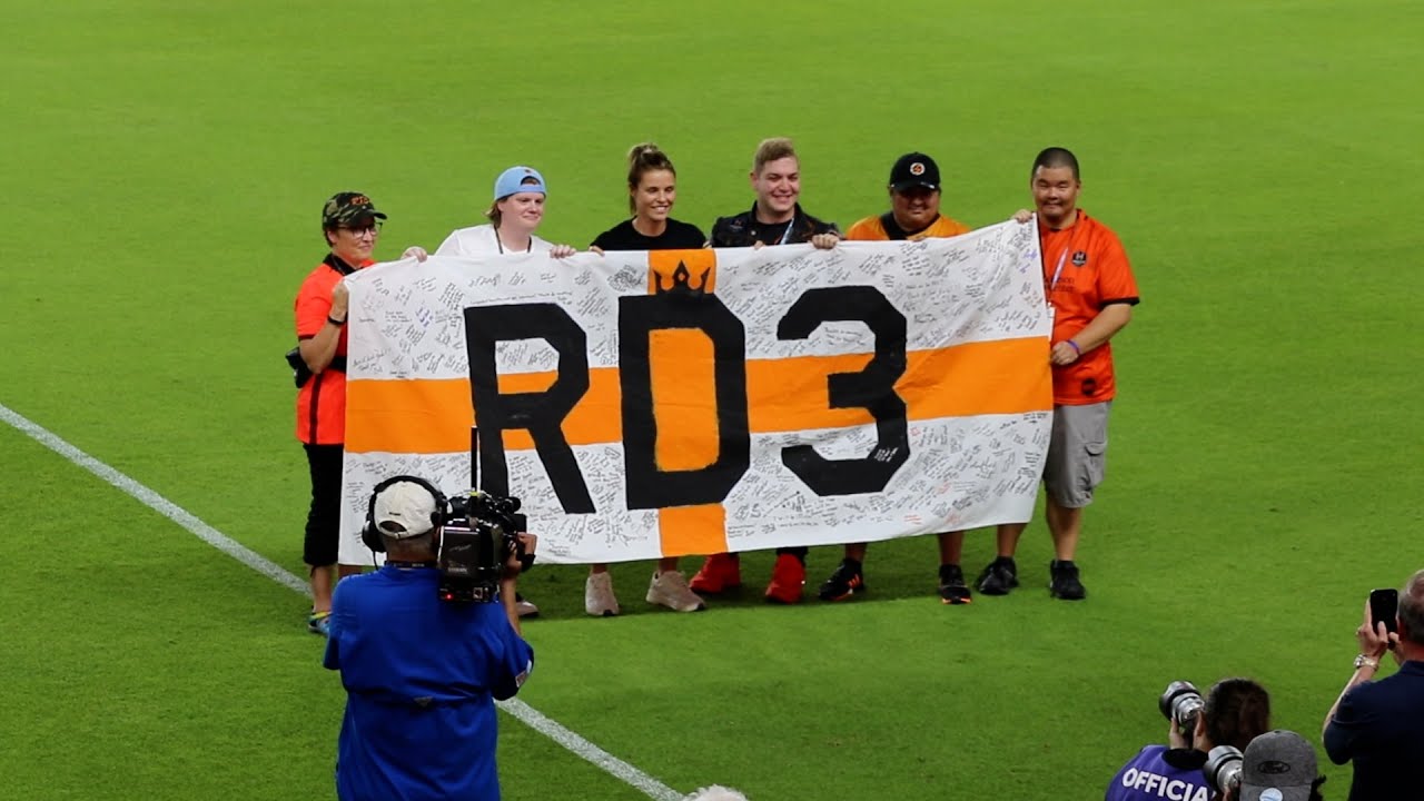 Rachel Daly Houston Dash farewell at halftime against Racing Louisville FC