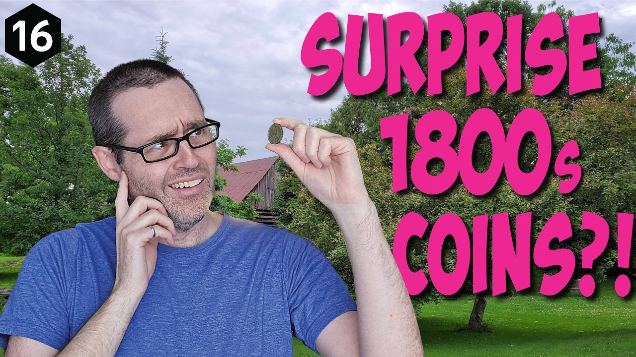 I Didn't Expect a Coin This OLD!!  || Great 1800s Coins Found Metal Detecting in Small Town Ontario