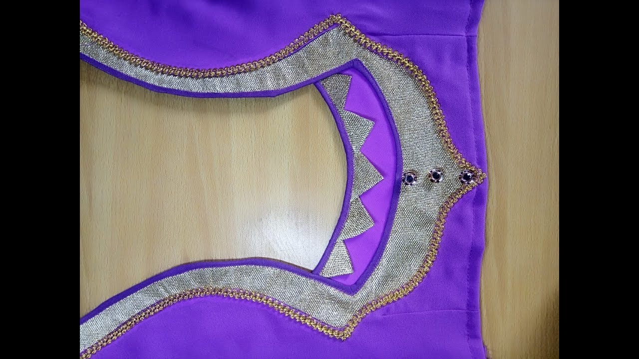 Party Wear Blouse Design In Easy And Simple Way || Stitching World