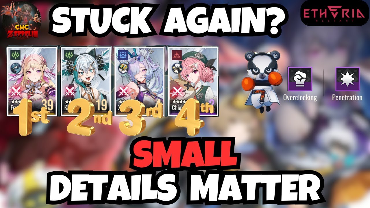 Etheria: Restart - Stuck Again? Little Details Matter