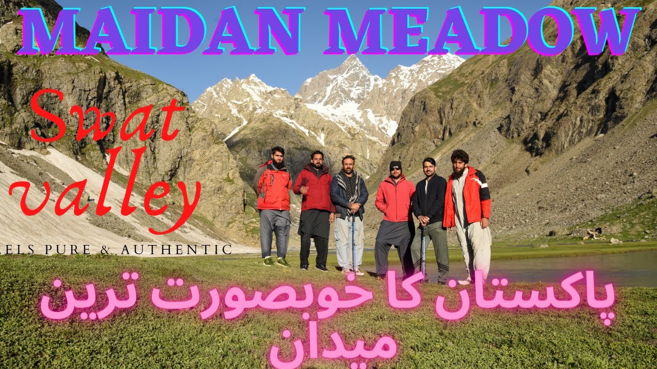 Maidan Meadow,One of the most beautiful meadow in Gabral, Kalam,Swat Valley, Pakistan.
