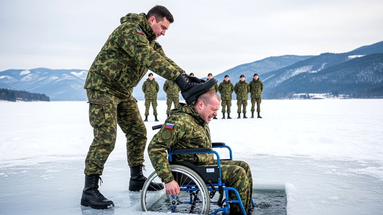 MARINES ZATRZYMALI REKRUTA NA WÓZKU I RZUCIŁY GO DO ZIMNEGO LODU; MATKA I CIOCIA POKAZAŁY SWOJĄ MOC
