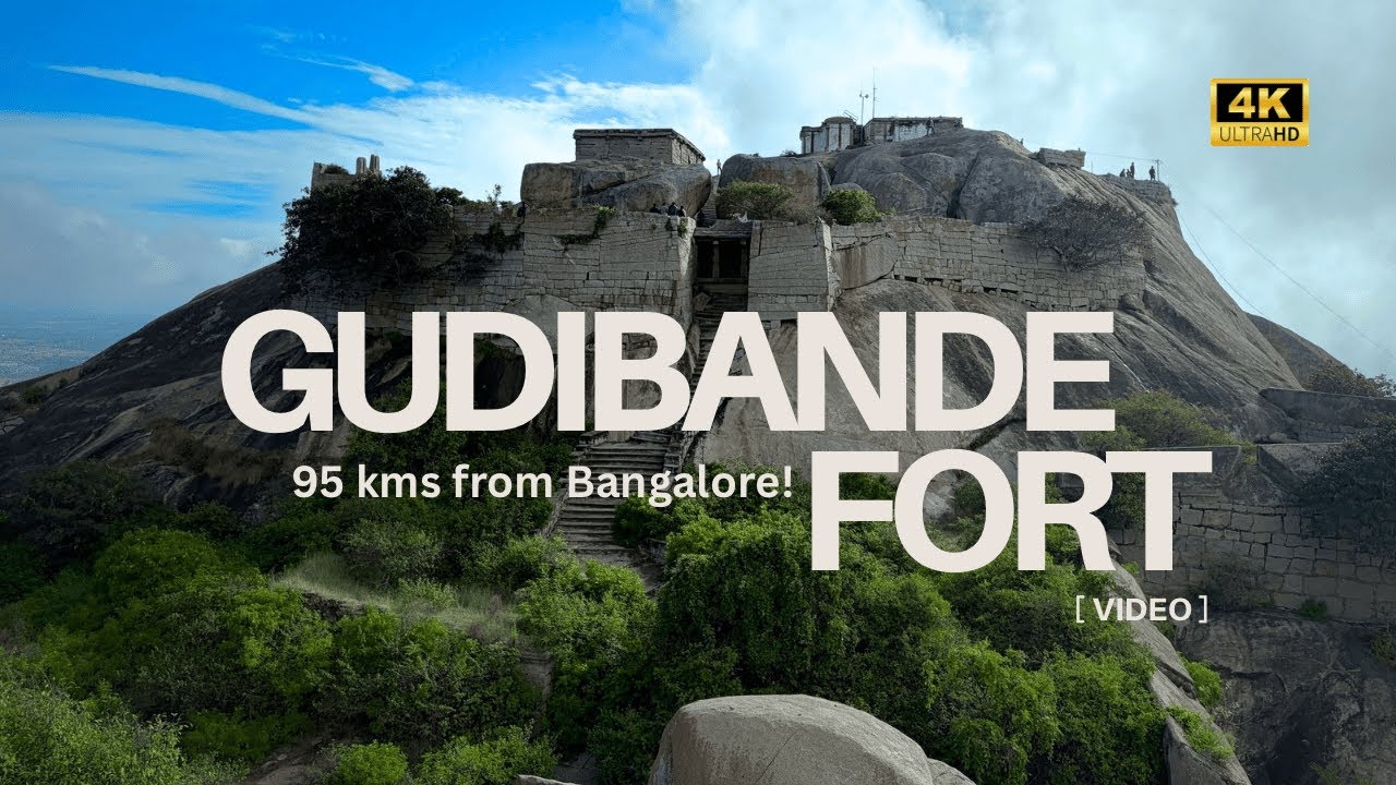 Gudibande Fort - under 100 km from Bangalore with calm roads and a beautiful misty vibe. #gudibande