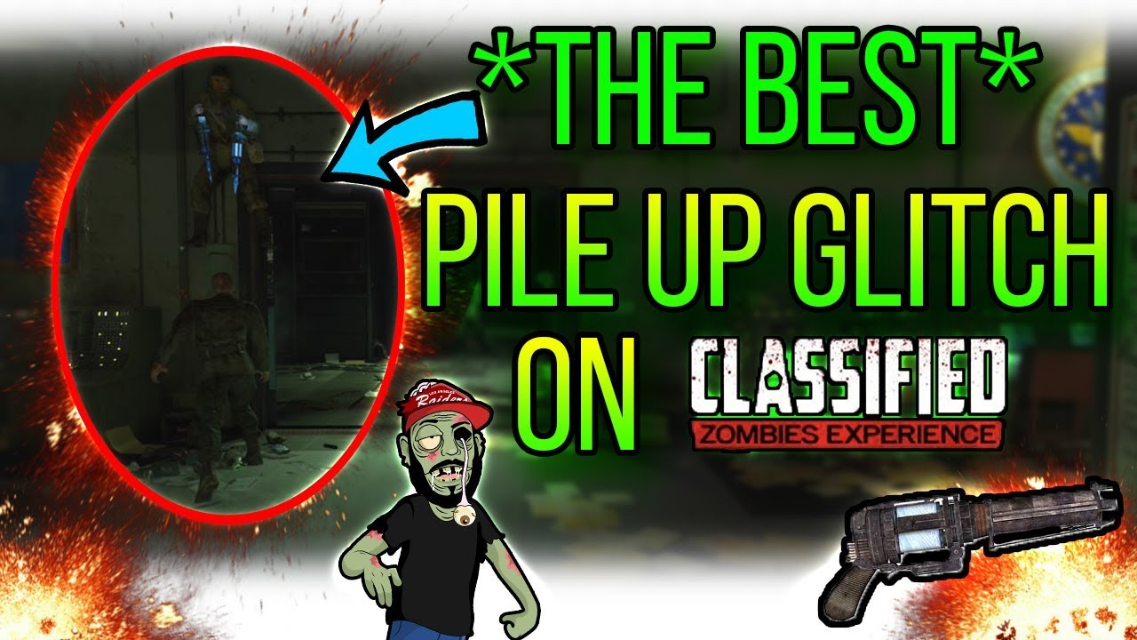 *THE BEST* PILE UP GLITCH ON CLASSIFIED IN BLACK OPS 4 ZOMBIES!!((PATCHED))