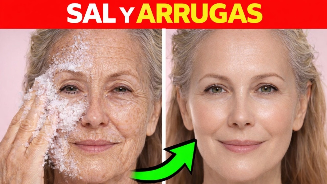 ¡PIEL DE 40 A LOS 80! El Truco de la SAL que Rellena Arrugas y Nadie te Cuenta