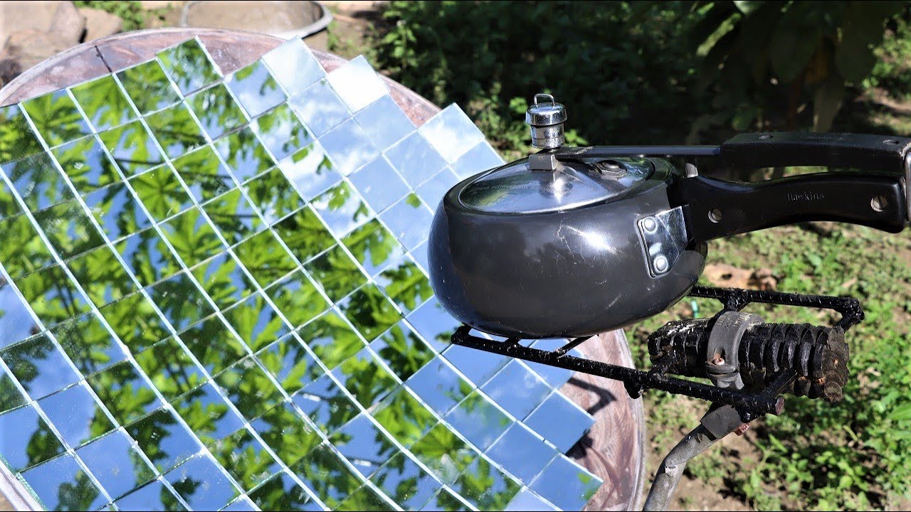 How to Make a Solar Cooker from a  Disc Antenna | DIY |