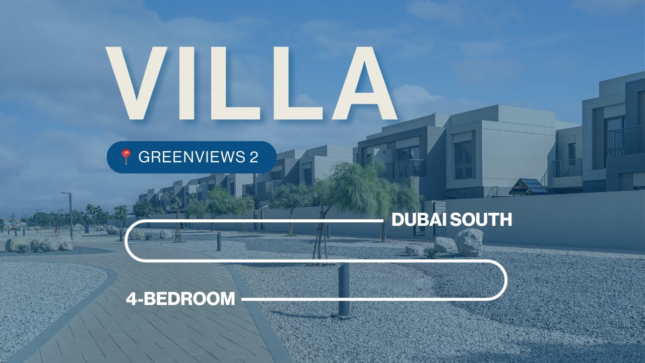 Вилла с 4 спальнями в комплексе Greenviews 2, Dubai South (Dubai World Central).