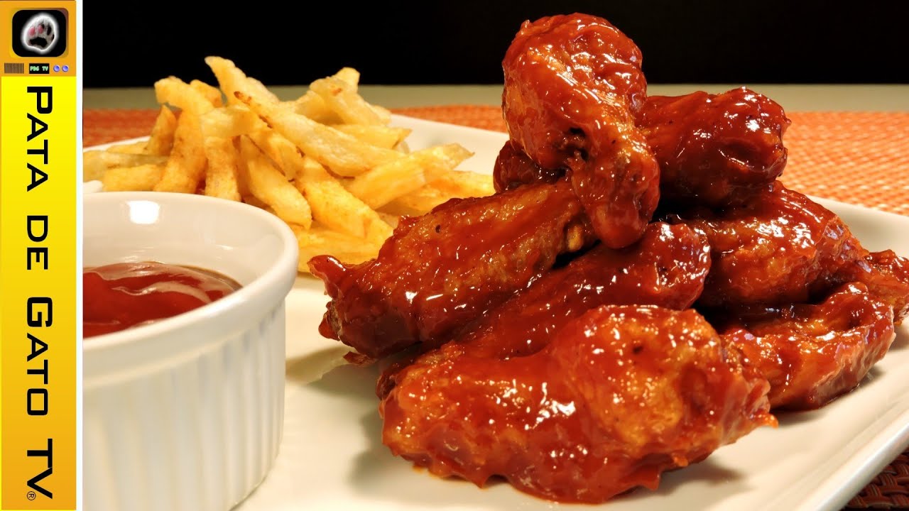 Alitas a la Barbecue ¡fácil y deliciosas! / Easy and Delicious BBQ chicken wings.