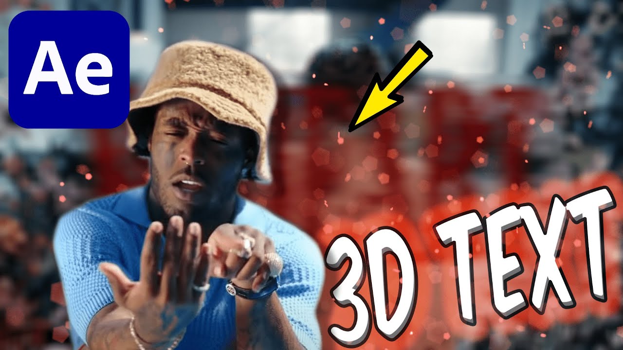 I Did the CRAZIEST 3D Music Video Title in After Effects