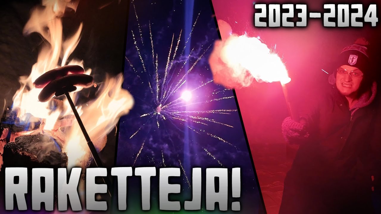 Jätkänkynttilä, paras raketti! Rakettien ammuntaa 2023-2024!