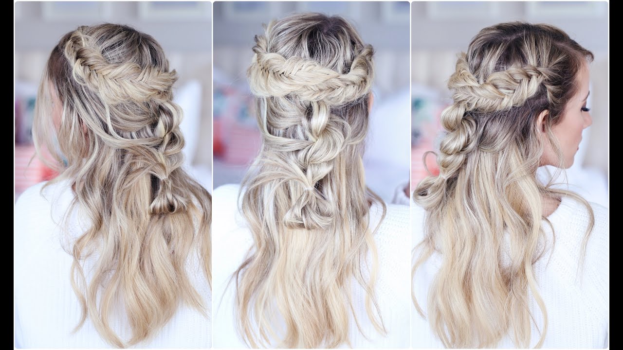 Mixed Braid Half Up | Cute Girls Hairstyles