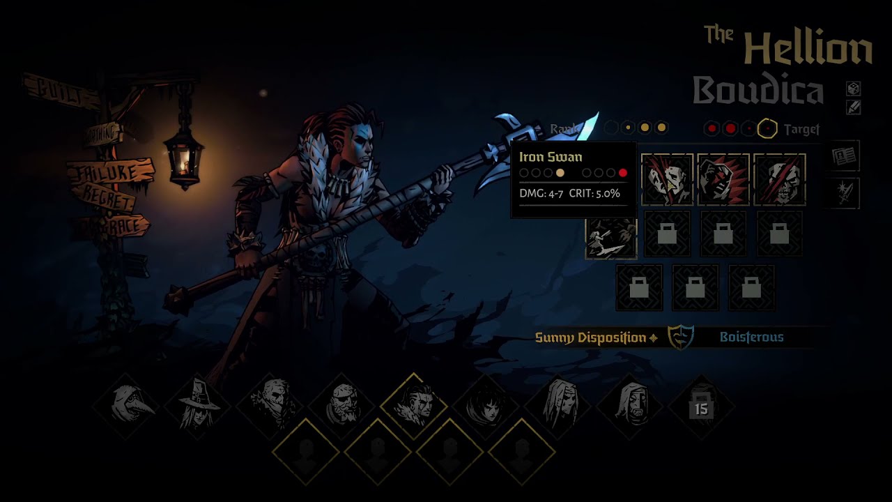 Darkest Dungeon 2 Hellion Skills, no commentary