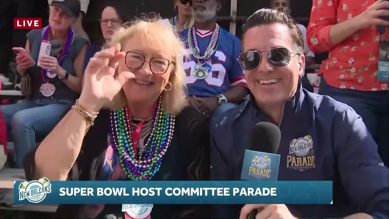 SUPER BOWL PARADE UNIQUELY LOUISIANA