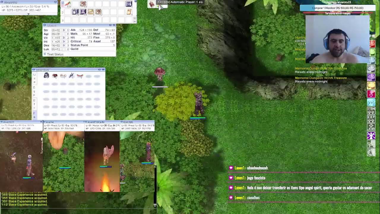 *SERVER OFICIAL*Ragnarok Landverse - Quanto fiz em 8 horas!! #ROLA #ragnaroklandverse
