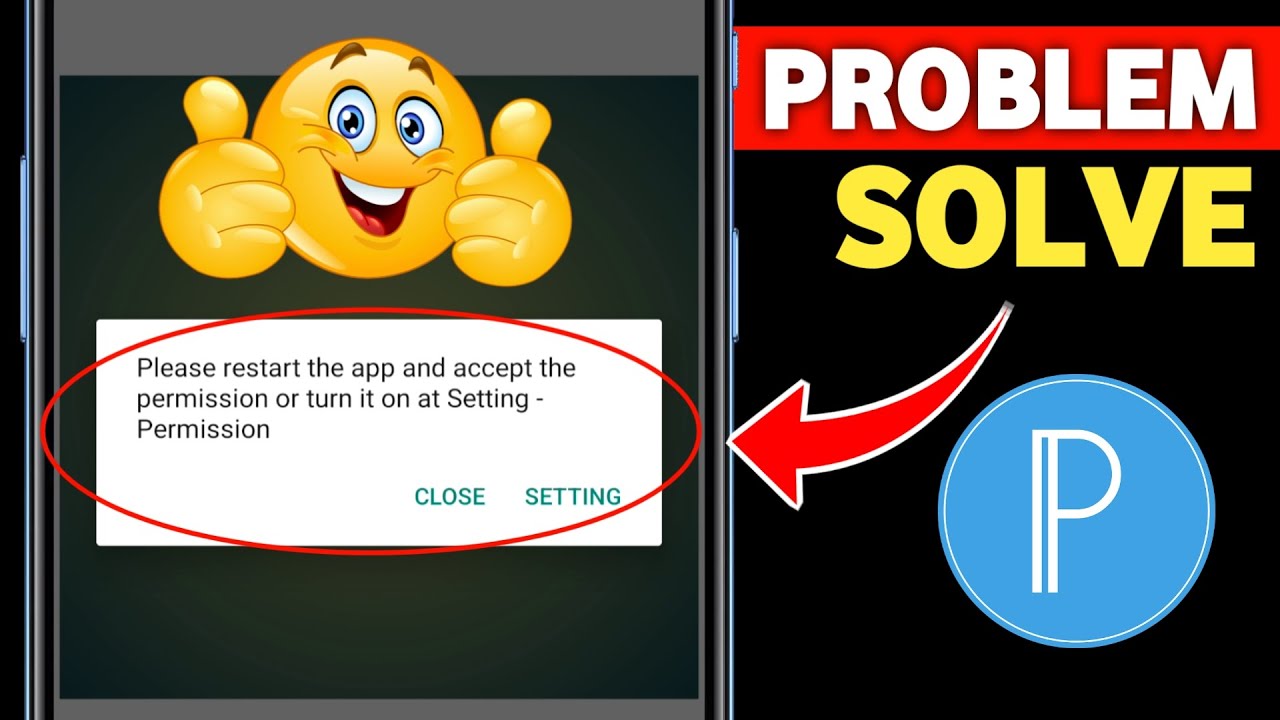 FIX Pixellab Permission problem | please restart the app and accept the permission and turn it on...