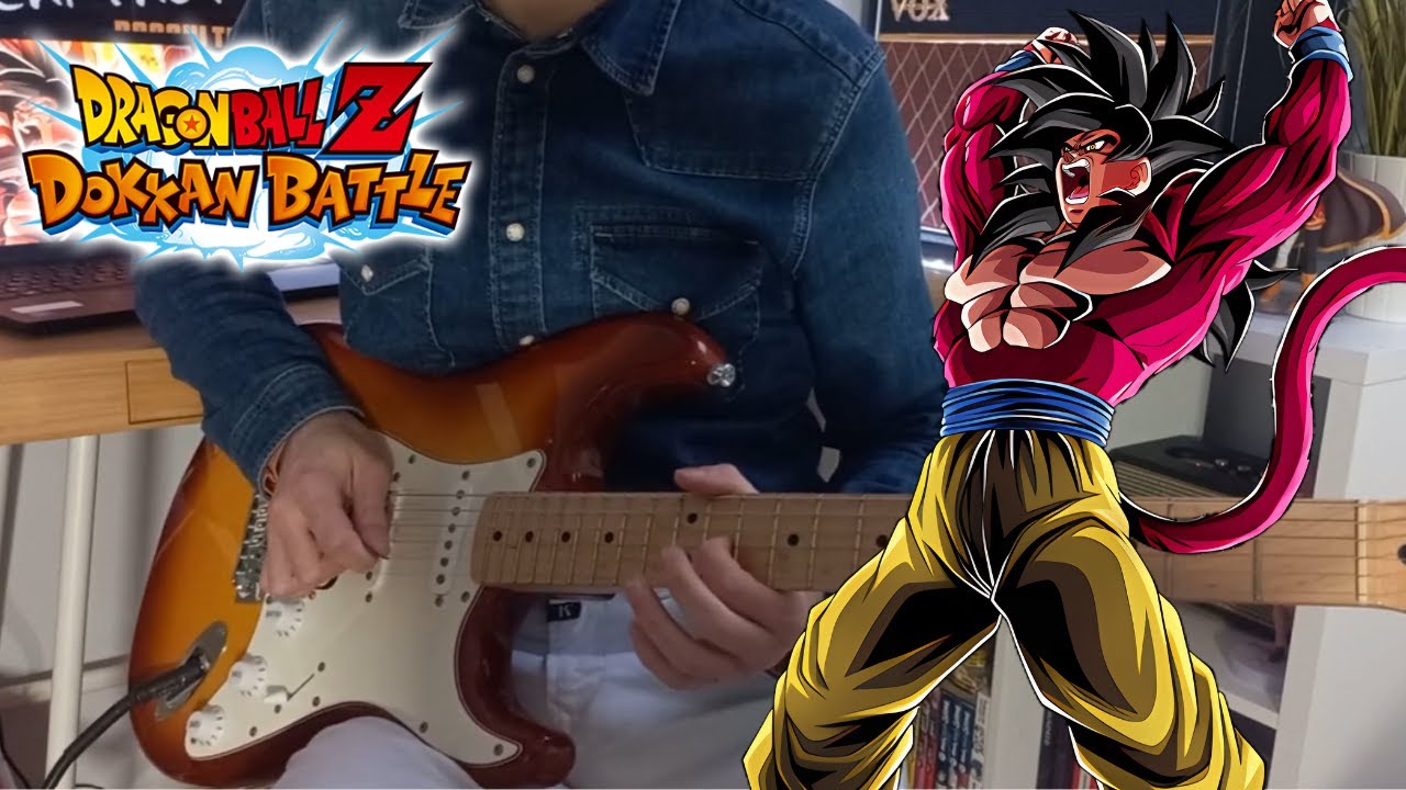 *NEW AGL LR SSJ4 Goku Transformation Skill OST Guitar Cover Impro - Dragon Ball Z DOKKAN BATTLE