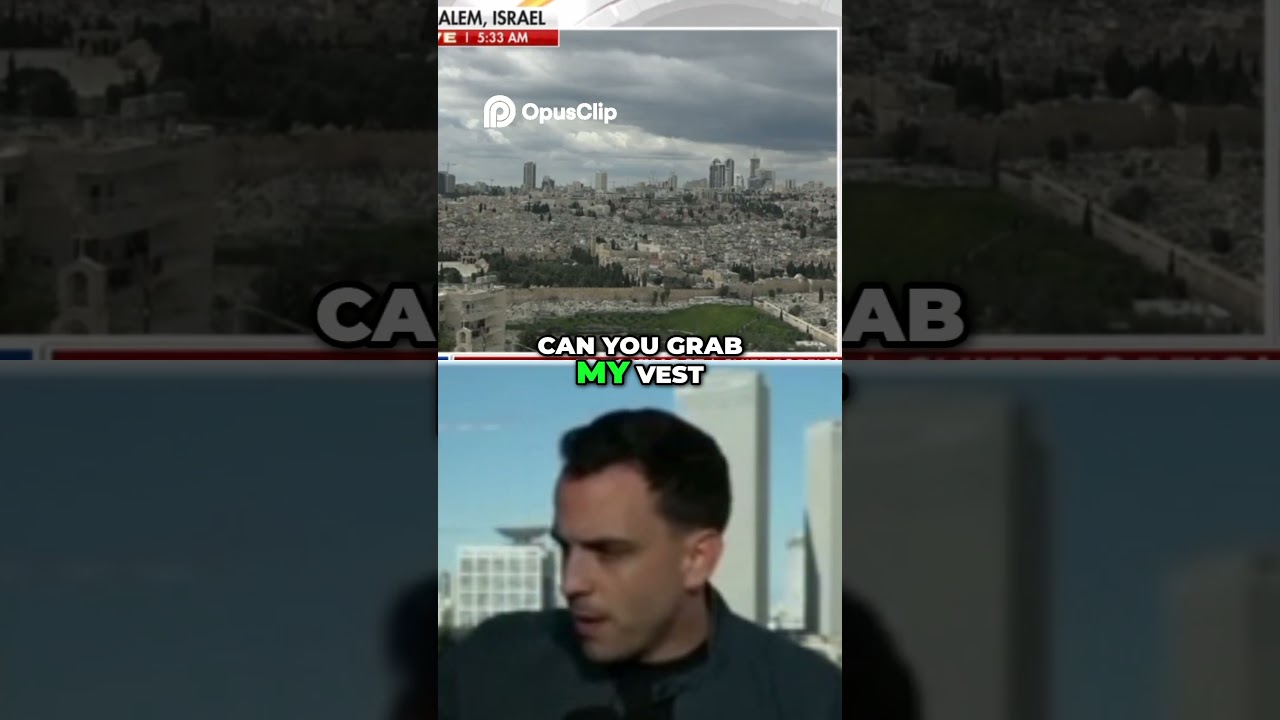 В прямом эфире: Сирены воздушной тревоги обрушились на Тель-Авив | Репортер надел бронежилет в пр...