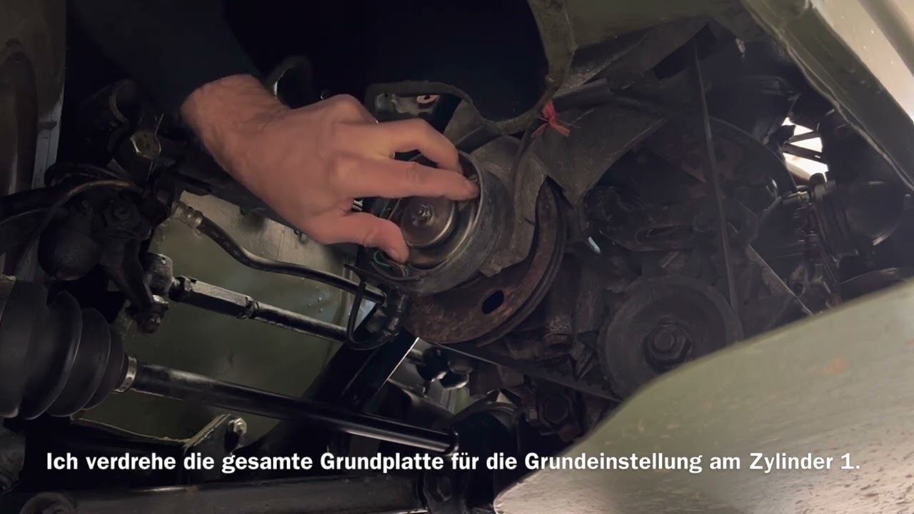 Trabant Zündung einstellen mit Meßuhr EBZA Elektronikzündung