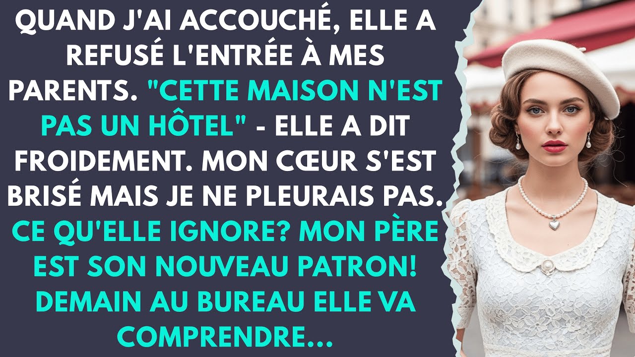Belle-mère interdit mes parents d'entrer dans sa maison lors de mon accouchement - je lui ai mont...