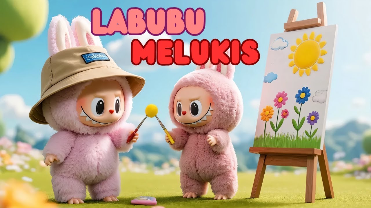 LAGU LABUBU MELUKIS - LAGU ANAK INDONESIA #labubu #laguanakindonesia #laguedukasi