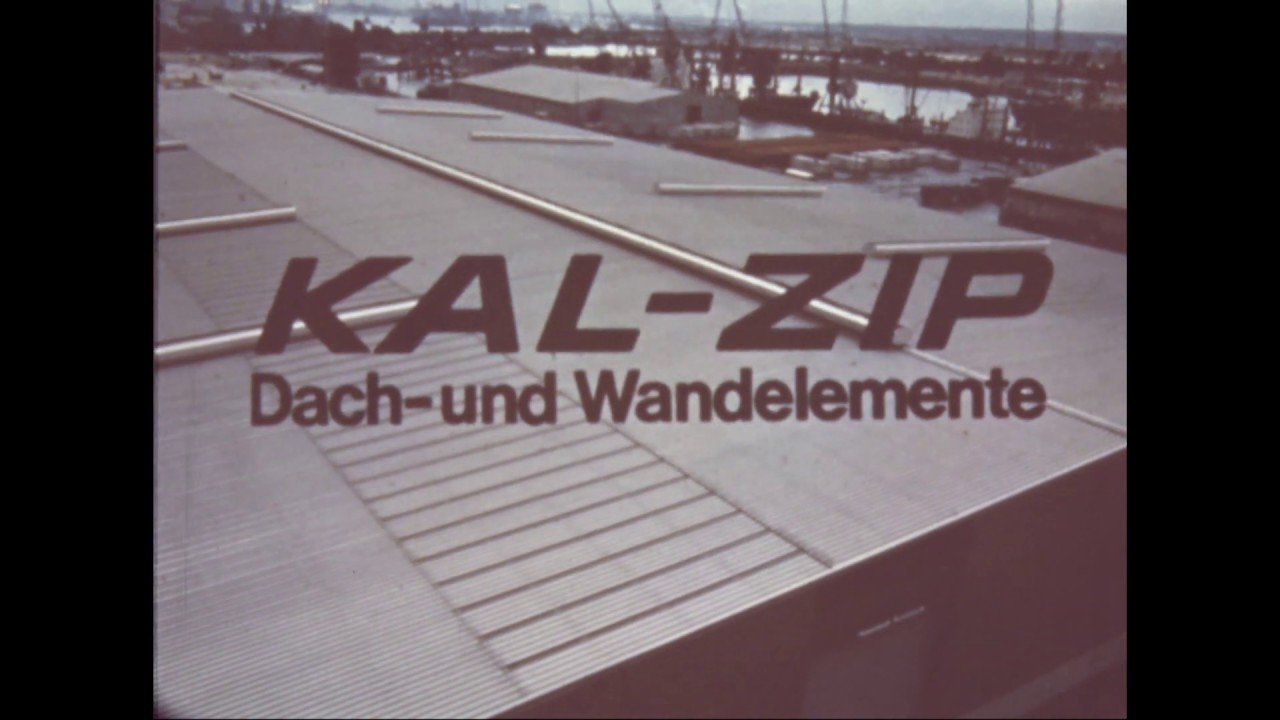 Kalzip  - Das Reißverschlussdach - Produktvideo 1970