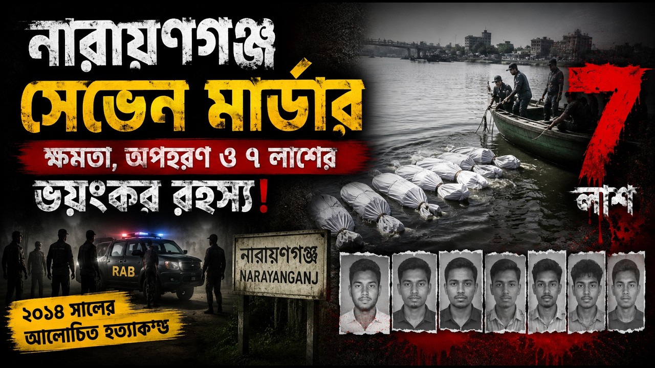 নারায়ণগঞ্জ সেভেন মার্ডার: ক্ষমতা, অপহরণ ও ৭ লাশের ভয়ংকর রহস্য | Seven Murder Case