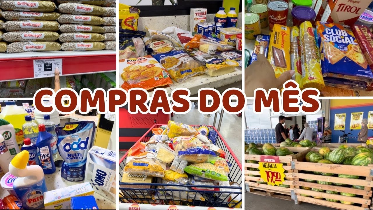 PRIMEIRA COMPRA DO ANO NO ASSAÍ ATACADISTA | VÍDEO EM TEMPO REAL 