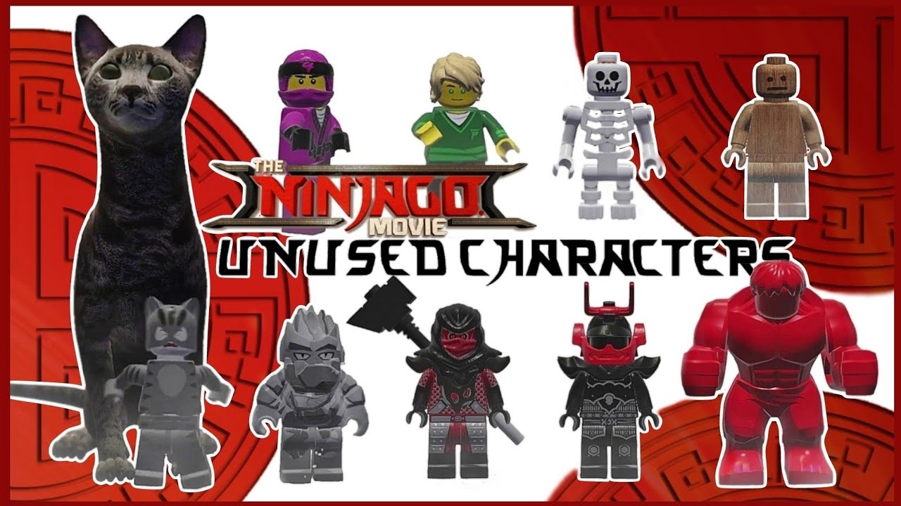 Unused and Unplayable Characters Compilation The LEGO NINJAGO Movie Videogame