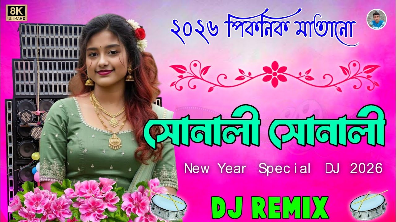 নতুন বছর মাতানো ডিজে Sonali Sonali | Matal Dance Happy New Year 2026 | DJ Raju Boss