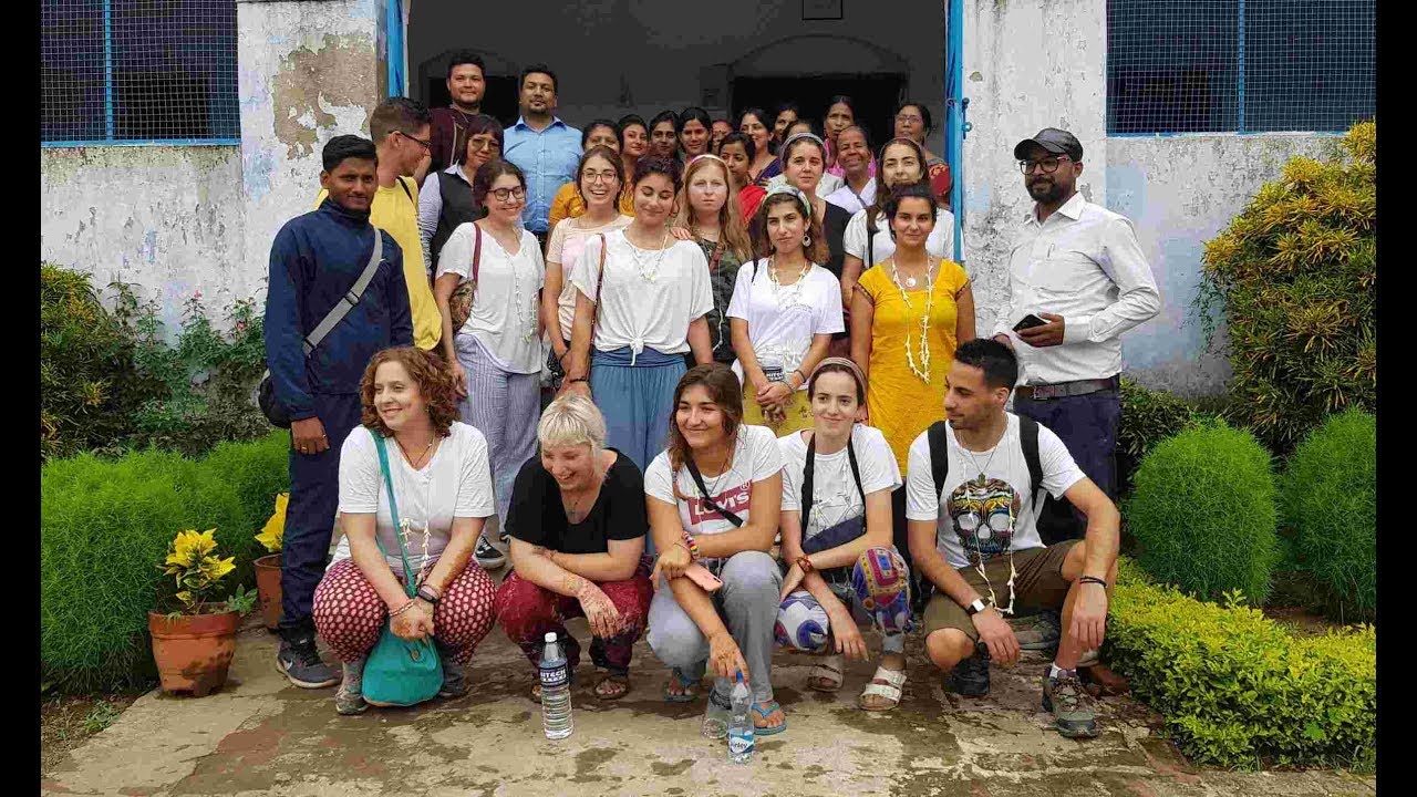 St. Stephen's School Hazaribag : foreign friends visit from Germany and Spain.