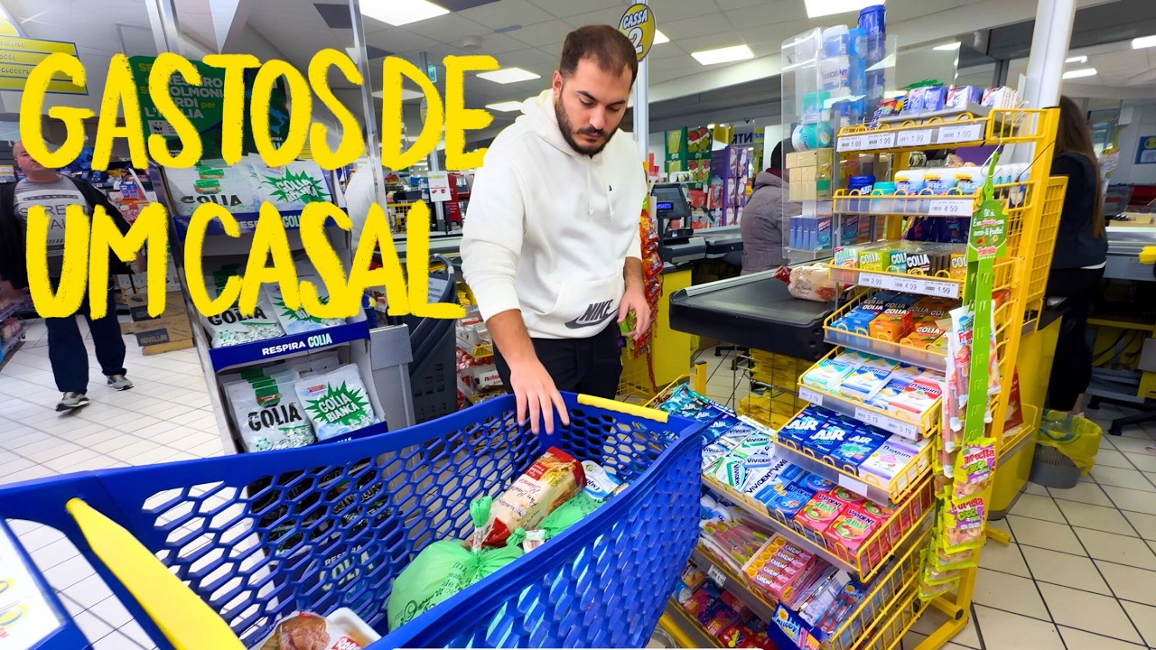 COMPRAS DO MÊS DE UM CASAL NA ITALIA 🇮🇹