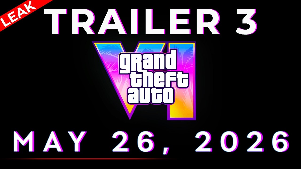 БОЛЬШОЕ ОБНОВЛЕНИЕ GTA 6 - Возможно, найдена дата выхода 3-го трейлера.