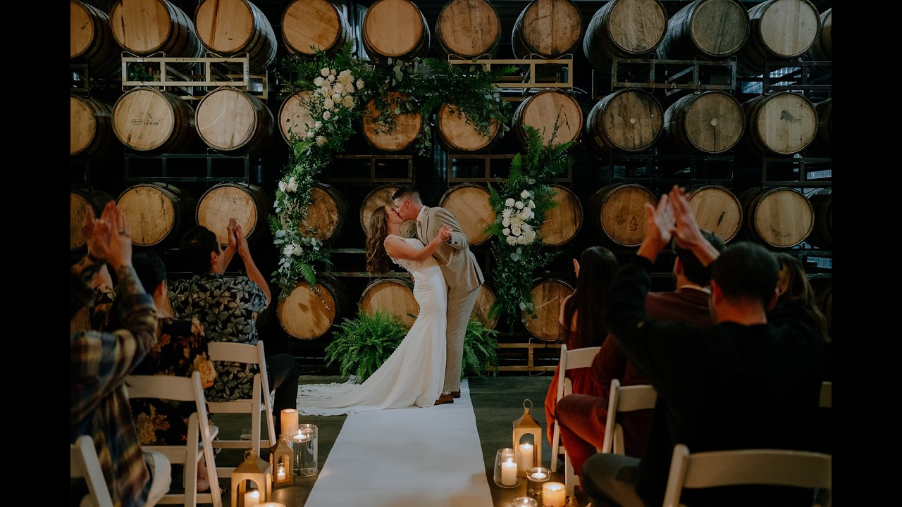 Wedding Venue in San Diego 🍻 | Pure Project Vista Wedding Setup at a  Brewery