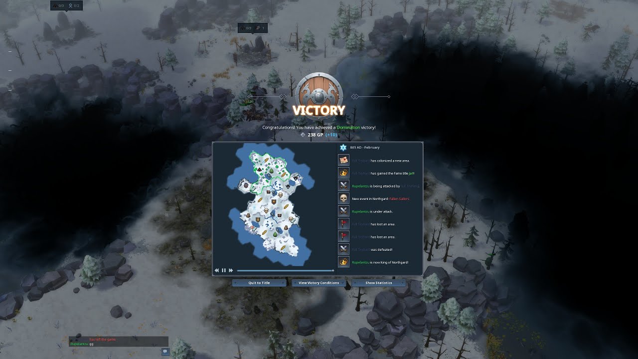 Northgard PT225 - PVP 1v1 - Bjarki - Clan of the Bear