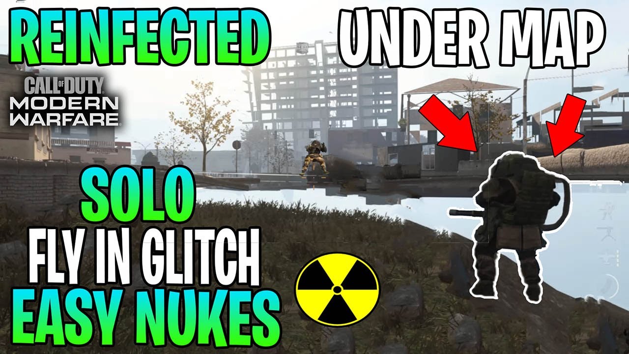 COD MW: *Reinfected* Under Map Easy Nukes Glitch & Ground War Solo Easy Kills Insane (A.P 1.21)