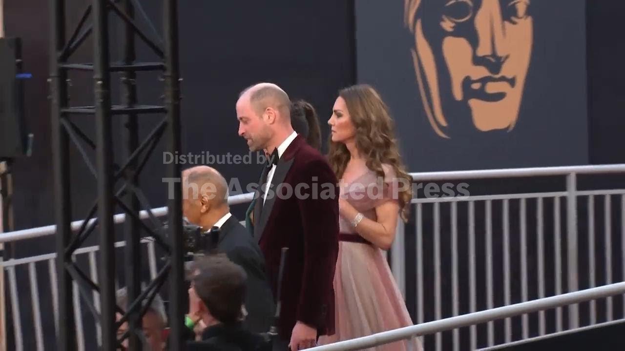 Prince and Princess of Wales arrive to BAFTA Film Awards