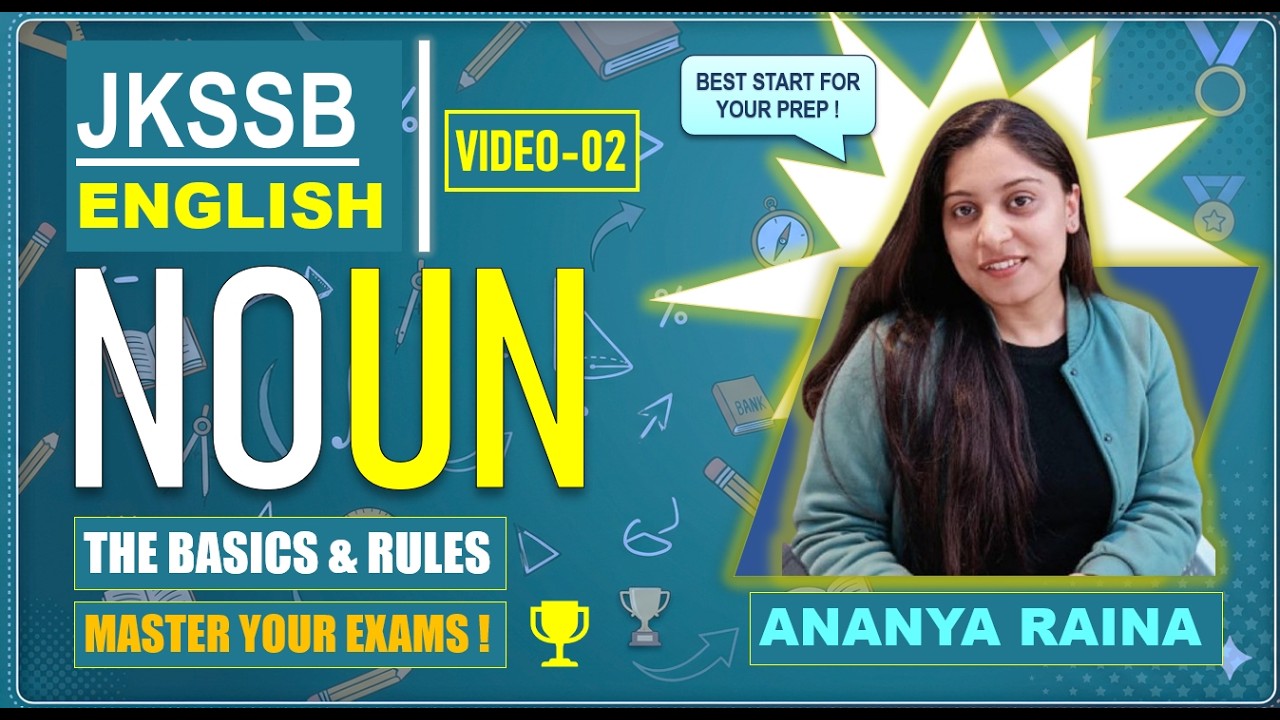 NOUN | VIDEO 2  | JKSSB | ENGLISH